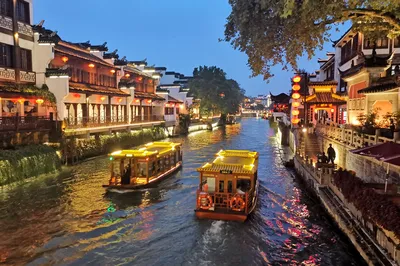 南京游船赏秦淮河
