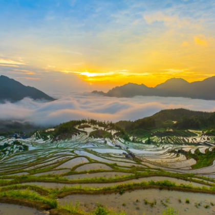 丽水云和梯田景区+古堰画乡景区+东西岩景区+遂昌金矿国家矿山公园+石门洞+云和湖仙宫景区5日4晚半自助游