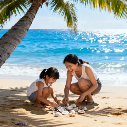 广西桂林+阳朔+漓江+北海+涠洲岛+德天跨国瀑布景区+明仕田园7日6晚自由行