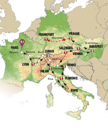19D18N • Romantic Europe
