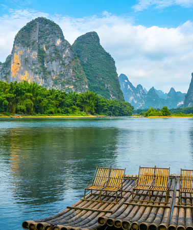4D3N • Guilin & Yangshuo: Li River Cruise + Impression Sanjie Liu night show + Yulong River Rafting + Silver Cave