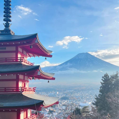 日本东京+伊豆市+大室山5日4晚拼小团