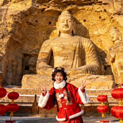 山西太原+五台山+大同+平遥+壶口瀑布6日5晚私家团