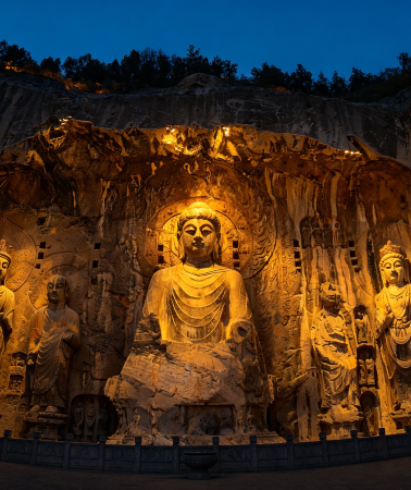 5D4N • Henan + Xi'an - Shaolin Temple, Longmen Grottoes, White Horse Temple, Emperor Qinshihuang's Mausoleum Site Museum, Xi'an City Wall