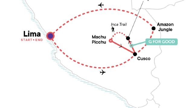 Inca Trail | 12-Day Amazon to the Andes Tour from Lima·Cusco, Ollantaytambo, Machu Picchu and Amazon Jungle