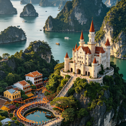 越南河内+下龙湾+芽庄7日6晚跟团游