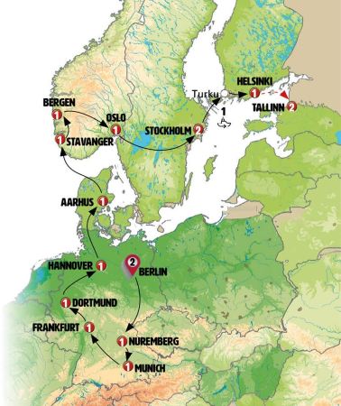 16D15N • Germany and Scandinavia end Helsinki