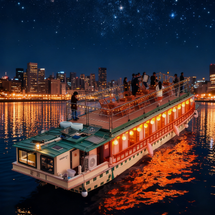 大阪+京都+岚山嵯峨野观光小火车+奈良+东京+河口湖+浅草寺+东京湾屋形船12日11晚拼小团