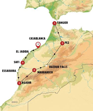 8D7N • Imperial Cities and Moroccan Atlantic Ending Tanger