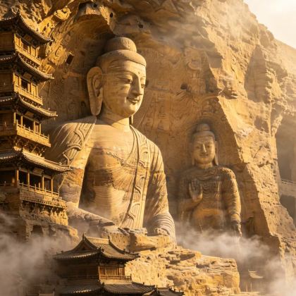 山西大同+云冈石窟+雁门关景区+应县木塔景区+悬空寺+恒山2日1晚跟团游