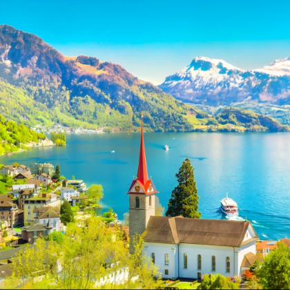 瑞士卢塞恩+苏黎世+因特拉肯+布里恩茨湖6日5晚私家团