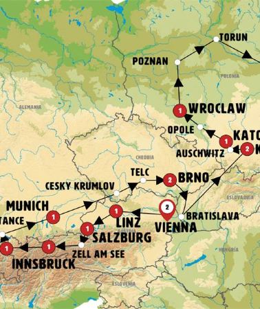 16D15N • Austria, Moravia and the Heart of Poland