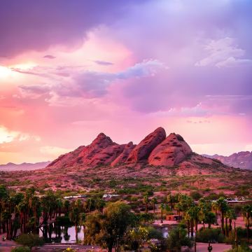 美国凤凰城+Papago Park+沙漠植物园4日3晚私家团