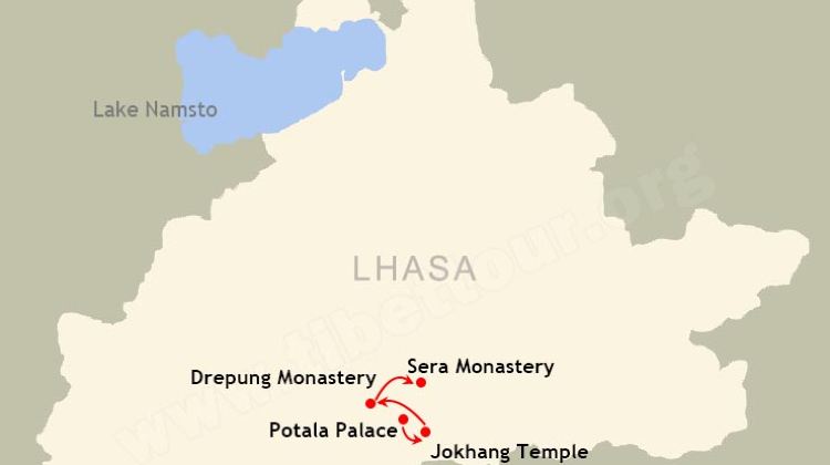 4D3N · Group Tours · TibetLhasa + Potala Palace + Jokhang Temple + Sera Monastery + Drepung Monastery