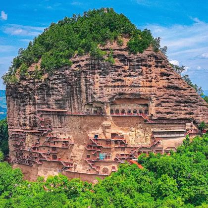 兰州+天水+平凉+崆峒山+麦积山石窟+伏羲庙+北石窟寺+环州故城景区7日6晚自由行