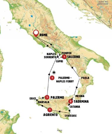 8D7N • Sicily and Southern Italy