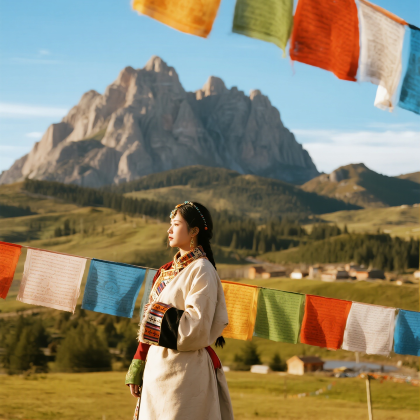 甘肃甘南+扎尕那+黄河九曲第一湾7日6晚跟团游