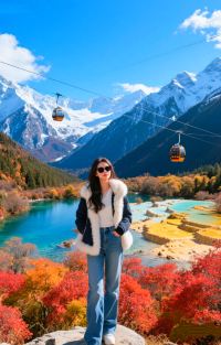 成都+九寨沟+达古冰川风景区+毕棚沟+黄龙风景名胜区6日5晚拼小团图片