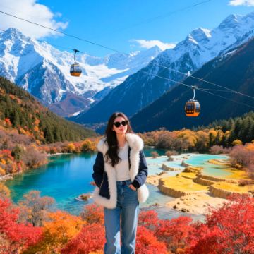 成都+九寨沟+达古冰川风景名胜区+毕棚沟5日4晚拼小团