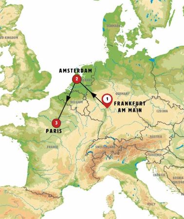 7D6N • From Frankfurt to Paris GO
