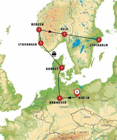 10D9N • Northern Germany and Scandinavia, Ending in Stockholm
