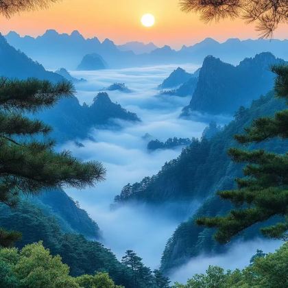 江西庐山+婺源+景德镇+黄山+宏村景区6日5晚跟团游