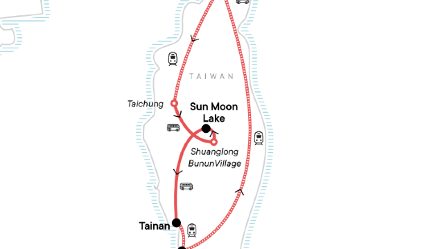 9-Day Taiwan Explorer Tour from Taibei·Longshan Temple, Chiang Kai Shek Memorial Hall, Elephant Mountain, Sun Moon Lake & Kaohsiung | Lanterns, Lakes & Skyline Views