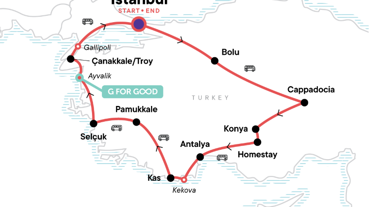 15-Day Turkey Adventure from Istanbul·Cappadocia, Pamukkale, Village Homestay & Kekova Boat Trip