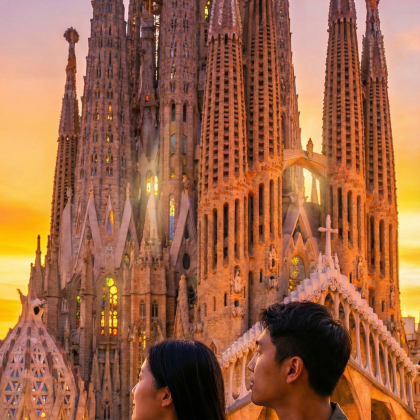 西班牙马德里+瓦伦西亚+巴塞罗那+锡切斯9日跟团游