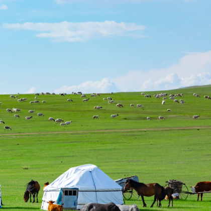 希拉穆仁草原+哈素海+响沙湾+康巴什旅游区+内蒙古博物院(新馆)5日跟团游