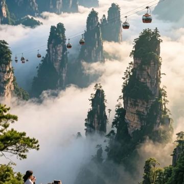 长沙+张家界+天门山5日4晚跟团游