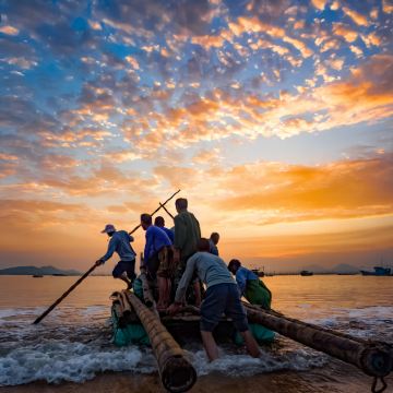 三沙镇+光影栈道+东壁+高罗沙滩海水浴场+海尾角-露营地+丹湾观景平台+下尾岛2日1晚跟团游