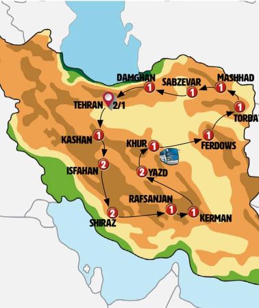 19D18N • Iran, the jewel of the Silk Road