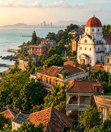 5D4N • Xiamen + Kulangsu: Group-guided semi-self-service tour with optional Kulangsu one-day tour & chartered one-day trip