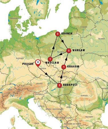 12D11N • Czech Republic, Budapest, and Tour of Northern Poland