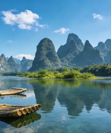 3D2N • Autumn hot sale, all classics included, 6-person small-group tour: One River Four Lakes Cruise, Fuli Bridge aerial shot, and two shows included - Guilin Enternal Love show - Tips included
