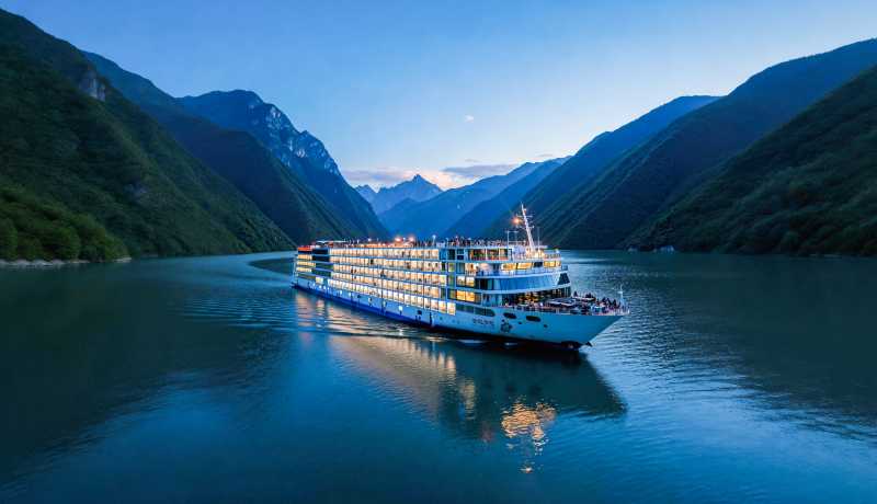 Century Vision cruise ship on the Yangtze River