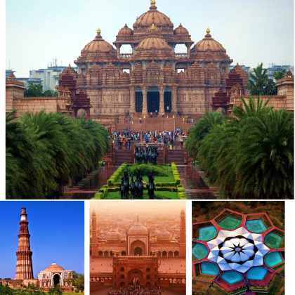 印度德里新德里+阿格拉+斋浦尔6日5晚跟团游