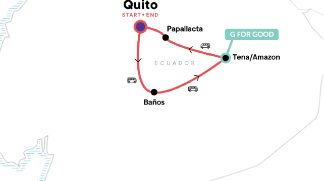 8-Day Ecuador Quest Tour from Quito·Baños, Tena, Papallacta | Ecuadorian Amazon | Amazon Jungle Region