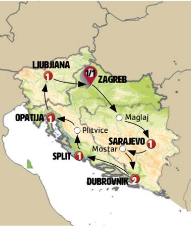 9D8N • Croatia, Bosnia and Slovenia