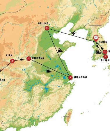 16D15N • Korea and Authentic China with Chengdu