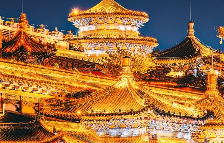12-day 11-night · Private tours · China + Beijing + Xi'an + Chengdu + Chongqing · Explore the Forbidden City, China's imperial palace for 600 years. Savor authentic Peking Duck at a time-honored restaurant. Enjoy authentic Sichuan hotpot at a well-known local restaurant. Walk through Jinli Ancient Street's traditional architecture. Ride the Liziba Monorail straight through a skyscraper's heart. Get lost (deliberately) in Hongya Cave's stairway wonderland glowing at night.