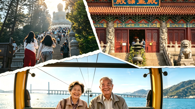 广州+深圳+香港+澳门+珠海+佛山7日6晚跟团游·粤港澳长者舒适团+赠维港夜游与俯视体验昂坪缆车+看广州塔+逛陈家祠+香港故宫