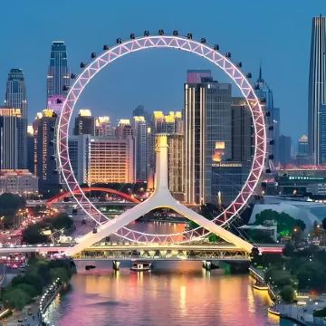 天津之眼摩天轮+瓷房子+天津古文化街旅游区+五大道+意大利风情区+海河2日1晚私家团