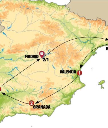 11D10N • Spanish Ring (without Alhambra) GO