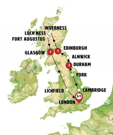 8D7N • Roaming the United Kingdom