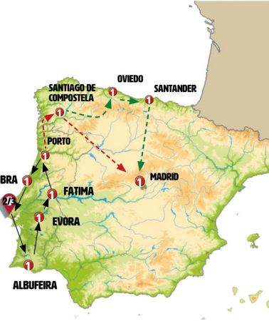 9D8N • All of Portugal and Galicia