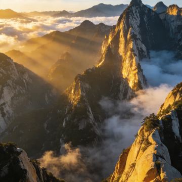 西安+兵马俑+壶口瀑布+华山+黄帝陵5日4晚跟团游