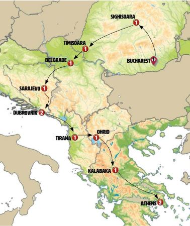 13D12N • Balkan Capitals
