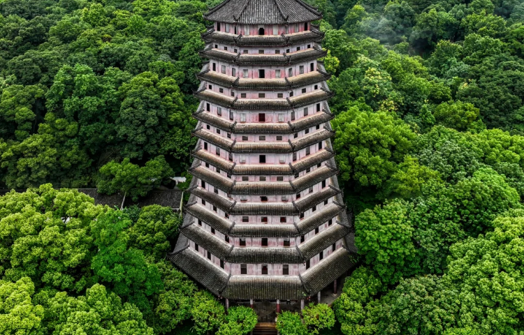 7-day 6-night · Private tours · China+Shanghai+Wuzhen+Hangzhou+Suzhou · Visit the Bund to see historic and modern architecture. Walk along ancient canals and stone bridges. Visit local workshops to see traditional crafts. Tour the thousand-year-old water town of Wuzhen and visit the former residences of celebrities. Explore West Lake by private rowboat, visiting Leifeng Pagoda and strolling through Lingyin Temple's serene grottoes.